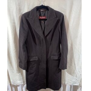 Max Mara 100% Wool Coat UK Sz 12